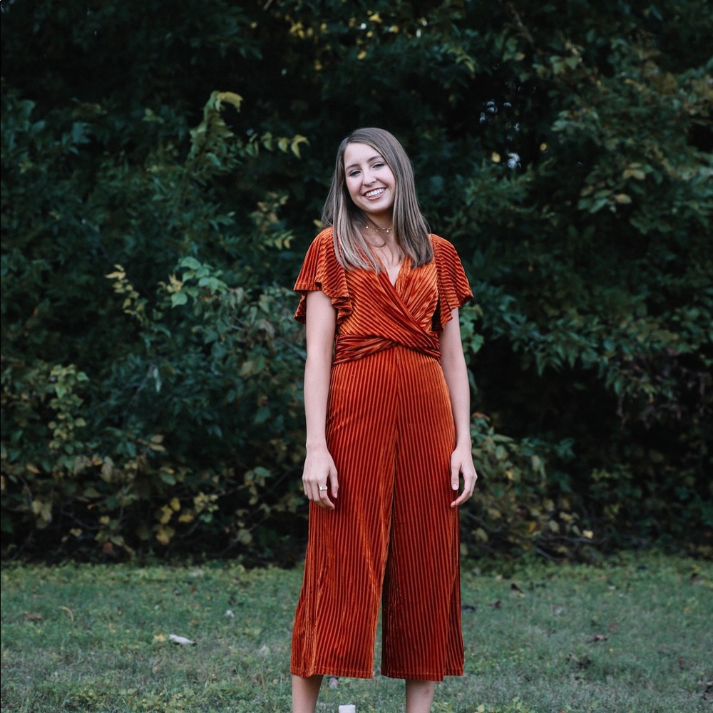 Luxe Apothetique Orange Jumpsuit